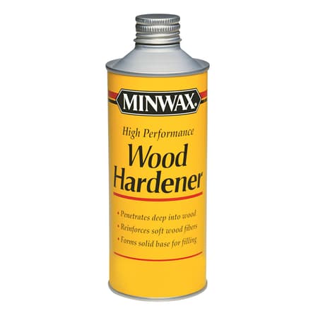 Transom repair using Minwax wood hardener 