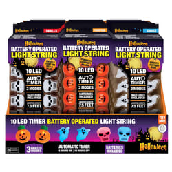 Magic Seasons Assorted 0 in. LED Spooky Light String Halloween Decor
