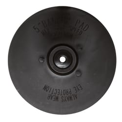 Century Drill & Tool 5 in. D Rubber Backing Pad 1/4 in. 11500 rpm 1 pc