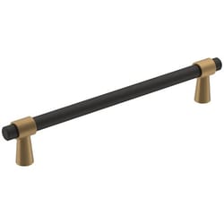 Amerock Mergence Contemporary Rectangle Cabinet Pull 6-5/16 in. Matte Black 1 pk