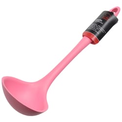 Chef Craft Premium Pink Silicone/Steel Soup Ladle