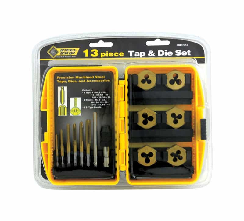 Steel Grip Steel SAE 13 pc. Tap and Die Set Ace Hardware