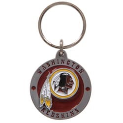 Hillman Washington Redskins Metal Silver Decorative Key Chain