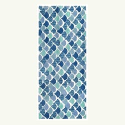 Simple Spaces 21 in. W X 54 in. L Multi-color Mermaid Polyester Accent Rug