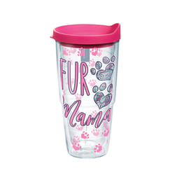 Tervis Simply Southern 24 oz Fur Mama Bear Multicolored BPA Free Tumbler with Lid