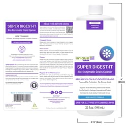 Unique Liquid Drain Opener 1 qt