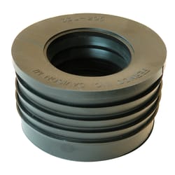 Fernco Schedule 40 3 in. Compression X 2 in. D Compression PVC Donut Fitting