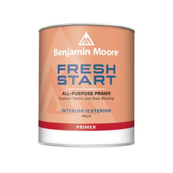 Benjamin Moore Fresh Start Flat White Oil-Based Primer Sealer Exterior 1 qt