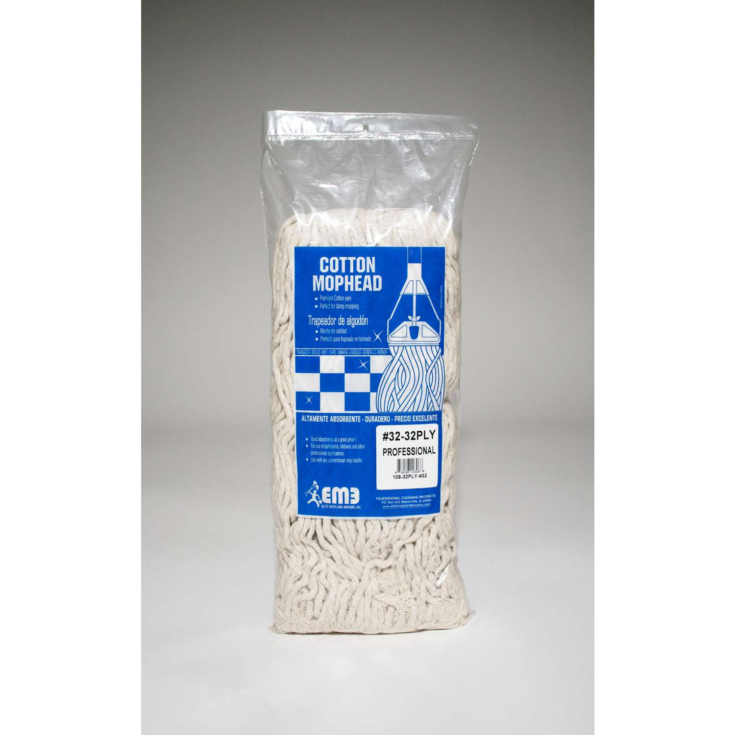 Elite Mops and Brooms 32 Cut End Cotton Mop Refill 1 pk Ace Hardware