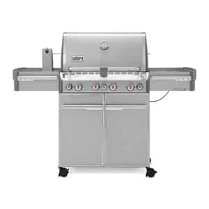 Weber  Summit S-470  4 burners Propane  Grill  Stainless Steel  48800 BTU 