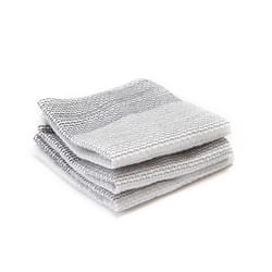 Full Circle Tidy Grayscale Cotton Dish Cloth 3 pk