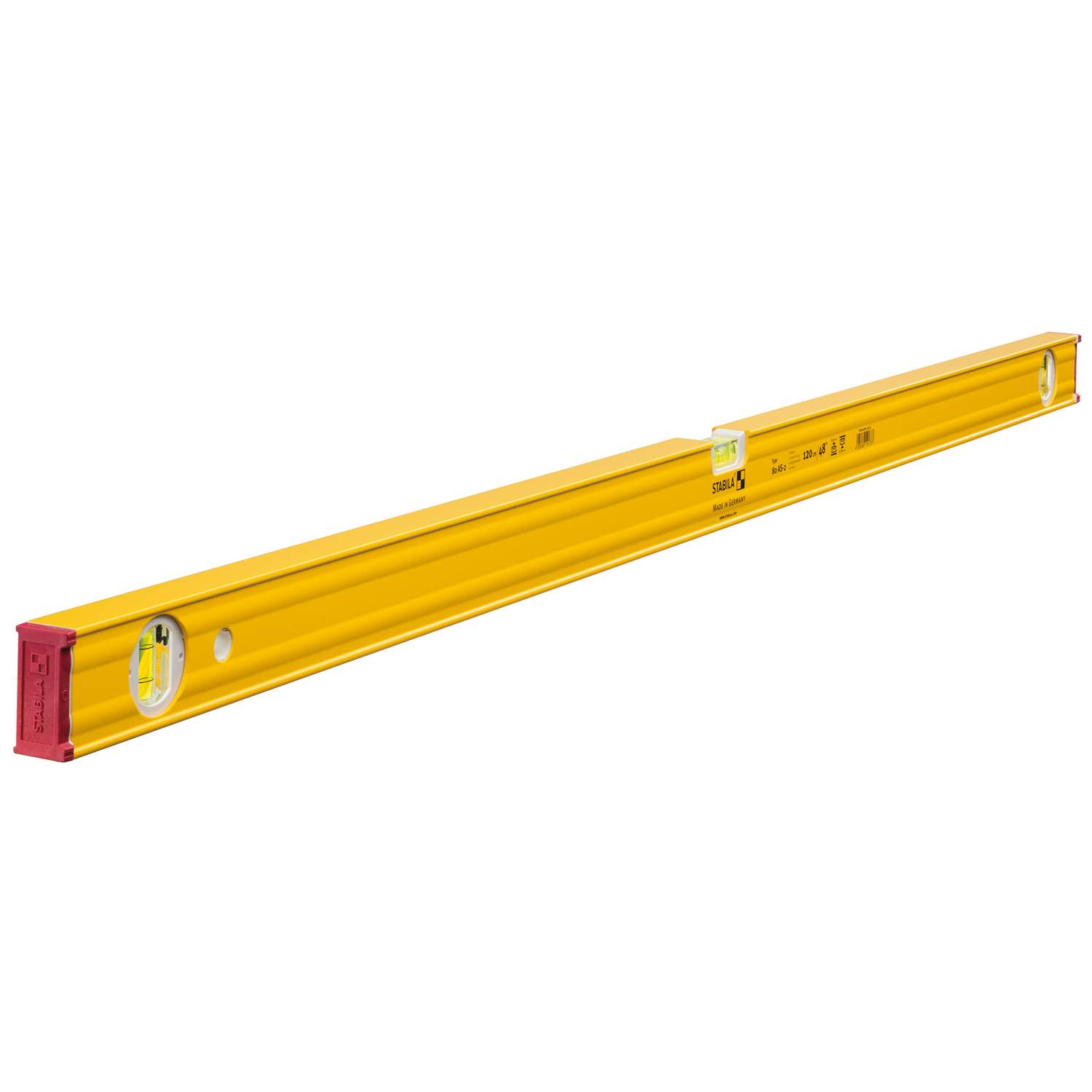 STABILA 48 in. Aluminum Type 80 AS2 Box Beam Level 3 vial Ace Hardware