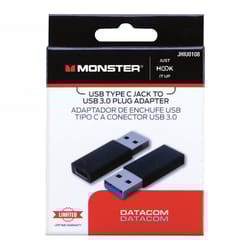 Monster Just Hook It Up USB Type C Jack 1 pack