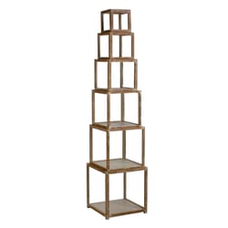 Tripar 19-3/4 in. H X 19 in. W X 19 in. D Wood Stack Cube Book Shelf