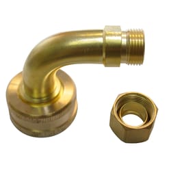 Plumb Pak Brass 3/8 in. D X 3/4 in. D Dishwasher Elbow 1 pk