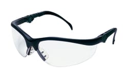 MCR Safety Klondike Plus Safety Glasses Clear Lens Black Frame 1 pc