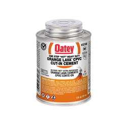 Oatey Lava Hot Orange Cut-In Cement For CPVC 8 oz