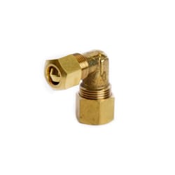 ATC 1/2 in. Compression X 3/8 in. D Compression Brass 90 Degree Elbow