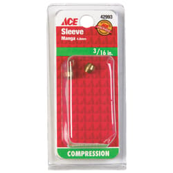 Ace 3/16 in. Compression T Brass Sleeve