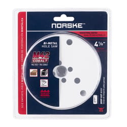 Norske 4-1/8 in. Cobalt Bi-Metal High Speed Steel Hole Saw 1 pk