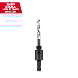 Milwaukee Hardened Steel 3/8 in. D Hole Saw Arbor