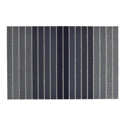 Chilewich 24 in. W X 36 in. L Denim Block Stripe Vinyl Utility Mat