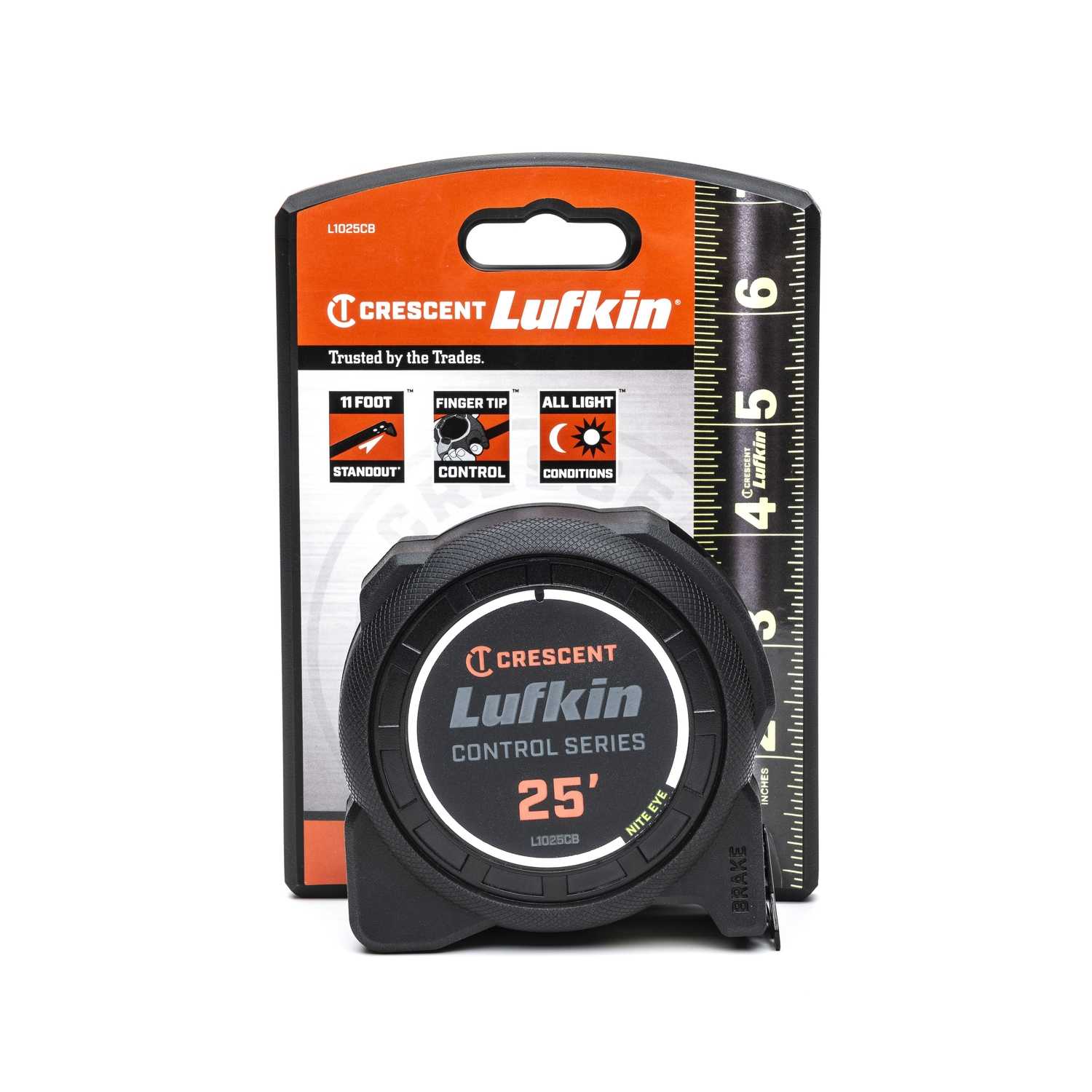 Lufkin Black Widow 25 Ft L X 1 19 In W Tape Measure Black 1 Pk