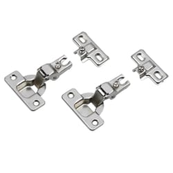 Richelieu Nickel Cabinet Hinge 2 pk