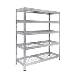 Ar Shelving Wire Heavy Duty 71 in. H X 47 in. W X 20 in. D Metal Shelving Unit