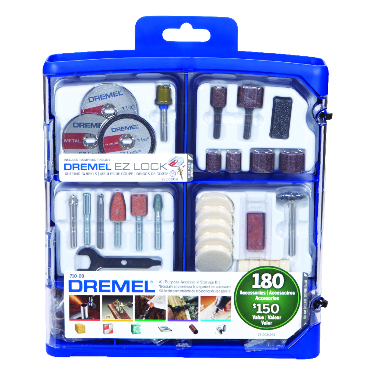 Photos - Tool Kit Dremel Metal Rotary Accessory Kit 160 pk 710-09 