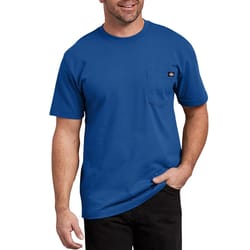 Dickies M Short Sleeve Men's Crew Neck Royal Blue Tee Shirt