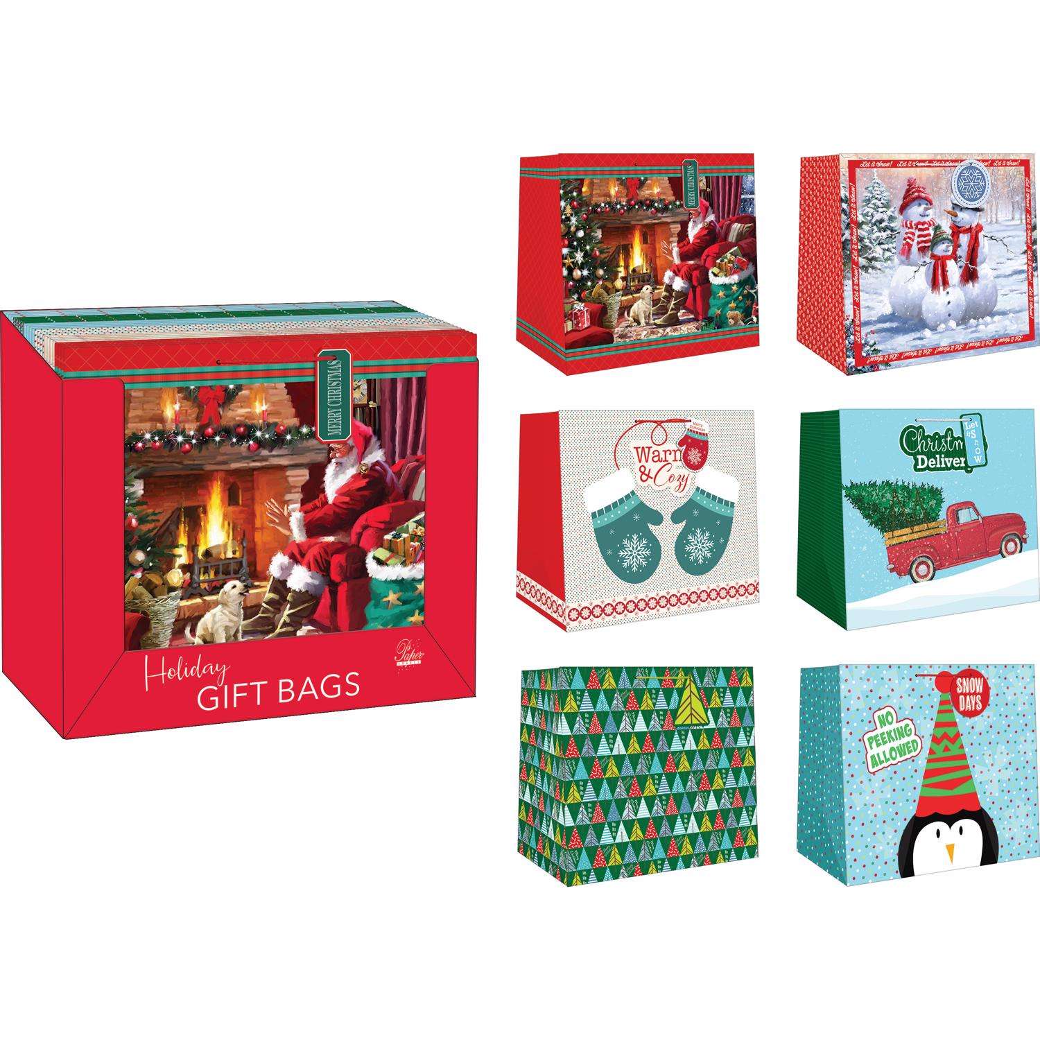 Paper Image X-Jumbo Assorted Christmas Gift Bag - Ace Hardware