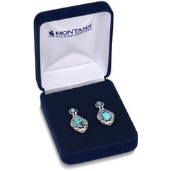 Montana Silversmiths Women's Blue Mesa Silver/Turquoise Earrings