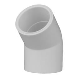 Charlotte Pipe Schedule 40 3/4 in. Slip X 3/4 in. D Slip PVC Elbow 1 pk