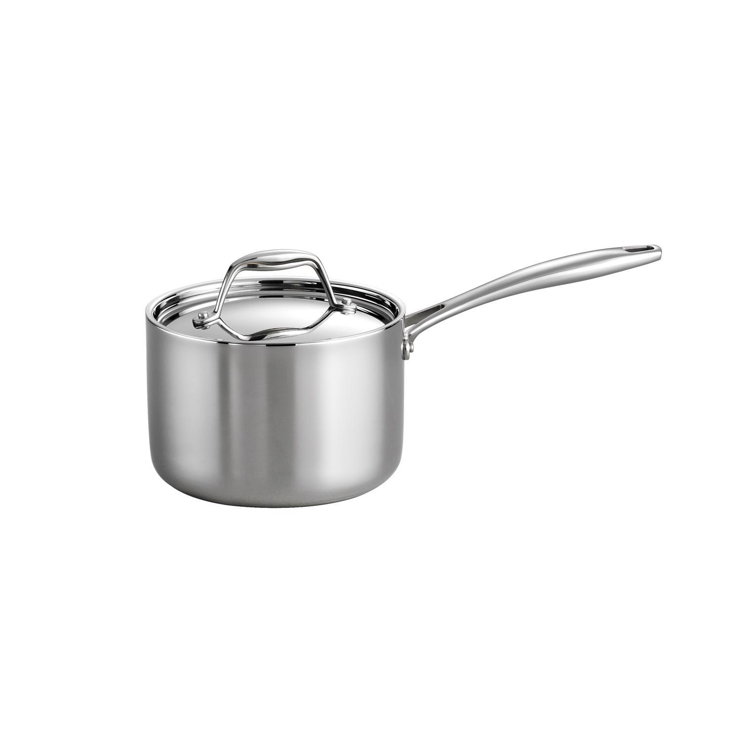Tramontina Gourmet Stainless Steel Sauce Pan With Lid 2 qt