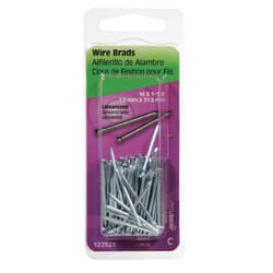 HILLMAN 16 Ga. X 1-1/4 in. L Galvanized Steel Brad Nails 1 pk 1.75 oz