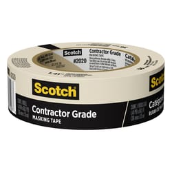 Scotch  Contractor Grade  1.41 in. W x 60.1 yd. L Beige  Medium Strength  Masking Tape  1 pk 