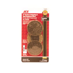 Ace 2 in. Aluminum Oxide Twist and Lock Surface Conditioning Disc 50 Grit Coarse 3 pk
