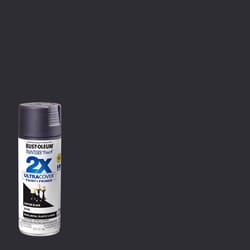 Rust-Oleum Painter's Touch 2X Ultra Cover Satin Canyon Black Paint+Primer Spray Paint 12 oz