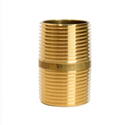 ATC 1 in. MPT X 1 in. D MPT Yellow Brass Nipple 2 in. L