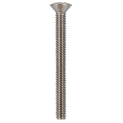 HILLMAN No. 1/4-20 Ga. X 2-1/2 in. L Phillips Oval Head Stainless Steel Machine Screws 50 pk