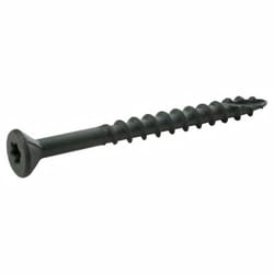 Grip-Rite PrimeGuard Plus No. 9 wire X 3 in. L Green Star Flat Head Deck Screws 2000 pk