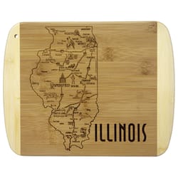 Totally Bamboo A Slice of Life 11 in. L X 8.75 in. W X 0.5 in. Bamboo Cutting Board