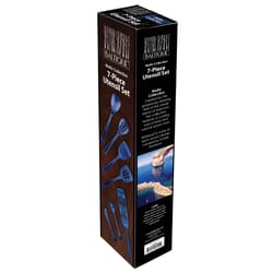 Totally Bamboo Baltique Black/Blue Birch Wood Utensil Set