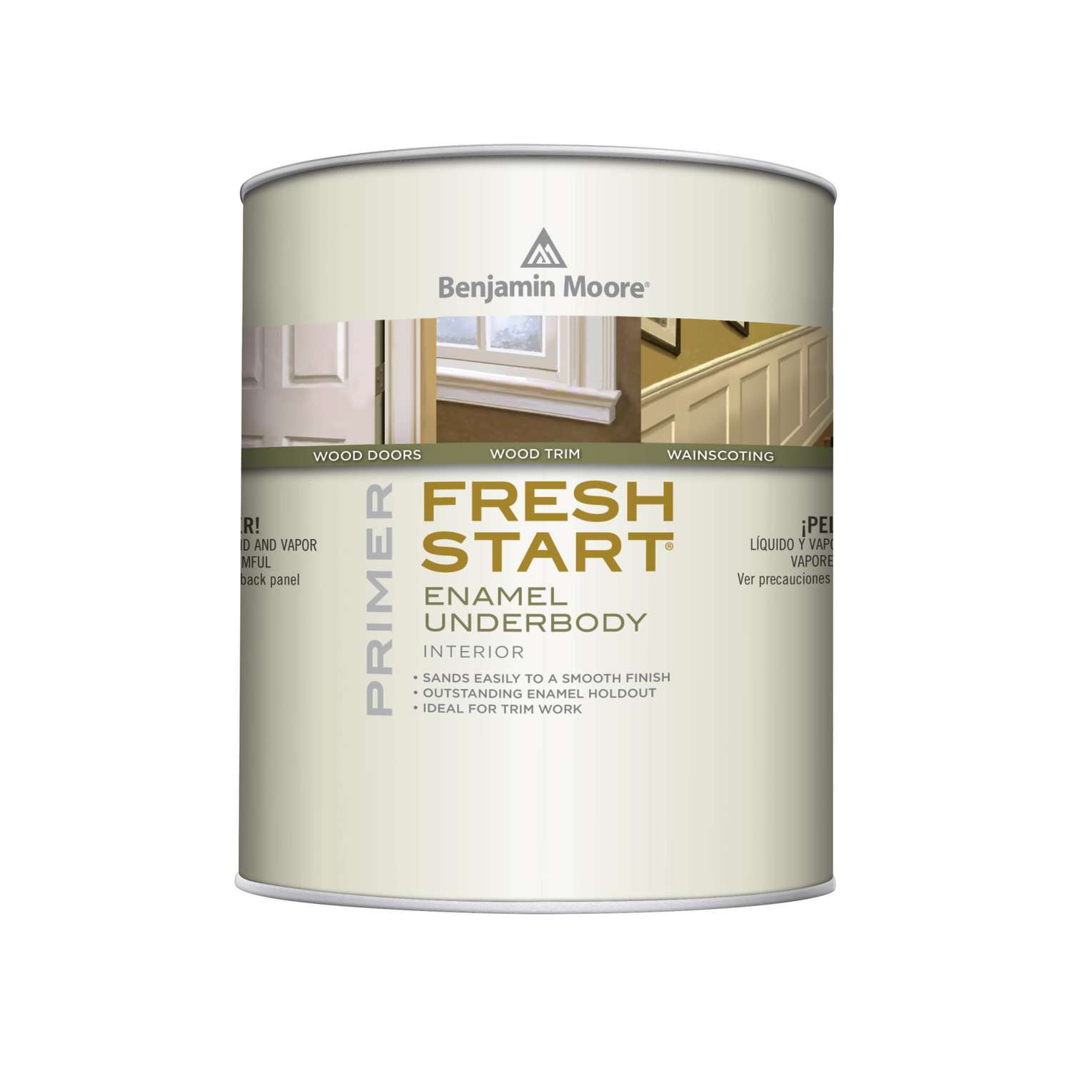 Benjamin Moore Fresh Start White Flat Alkyd Primer 1 qt Ace Hardware