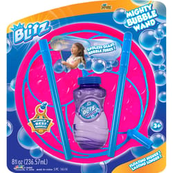 Blitz Bubbles Mighty Bubble Wand Multicolored 1 pc