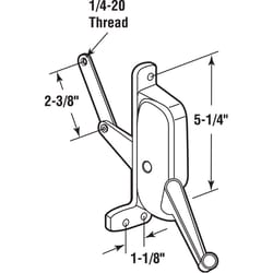 Prime-Line Steel Right Awning Window Operator For Air Control-Keller