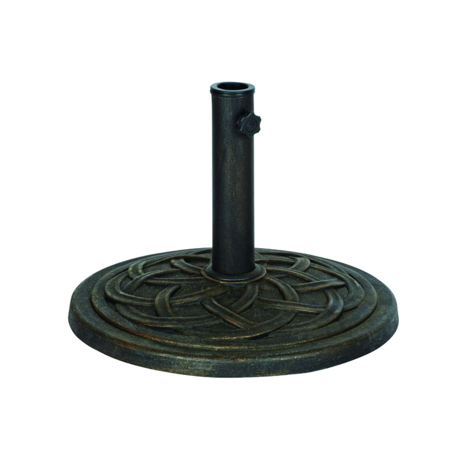 Bond Manufacturing 60474A Gaelen Umbrella Base 12kg Renewed Antique Bronze 
