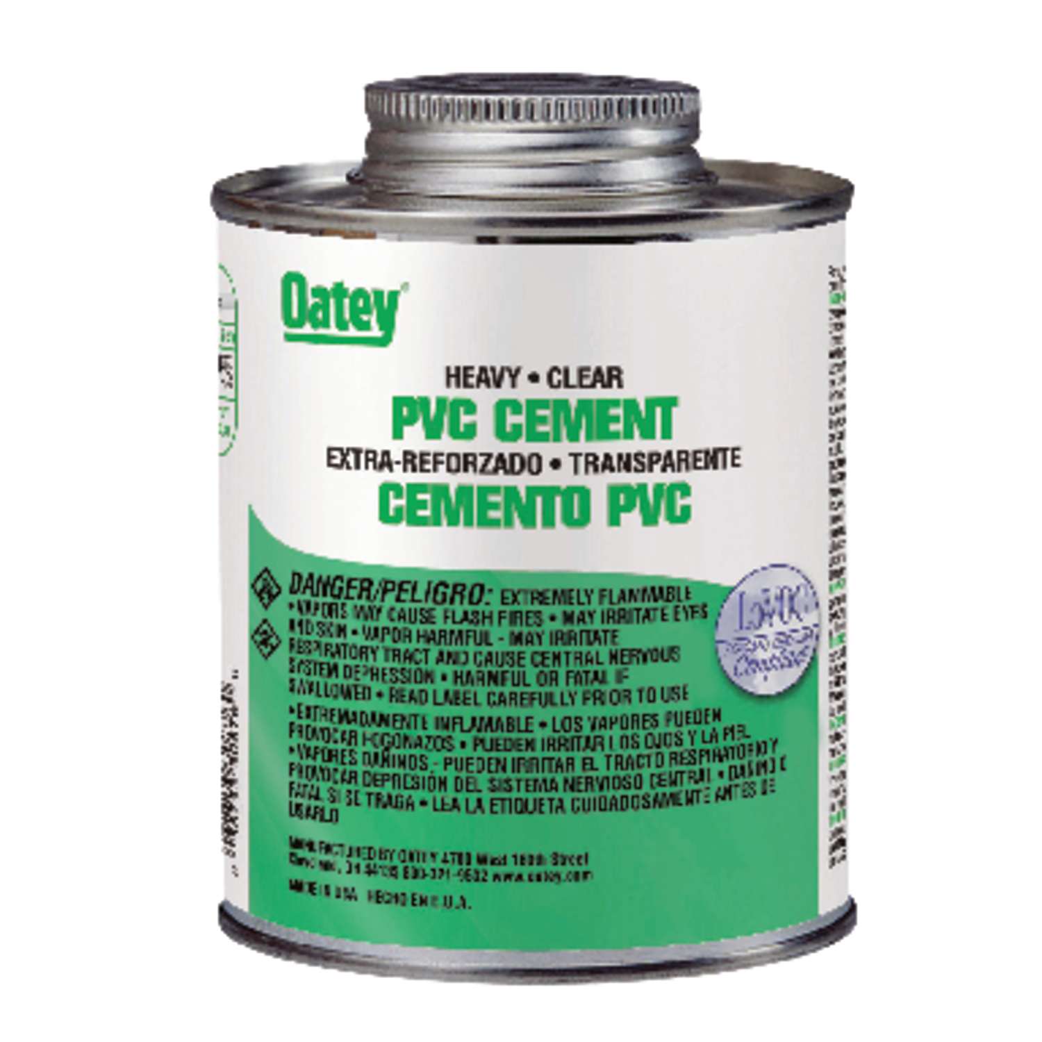 Oatey Heavy Duty Clear Cement For PVC 16 oz. Ace Hardware