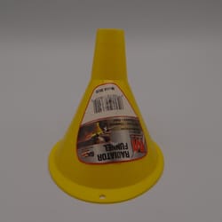 Midwest Can Yellow 5.8 in. H Polyethylene Radiator Funnel